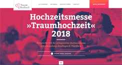 Desktop Screenshot of hochzeitsmesse-traumhochzeit.com